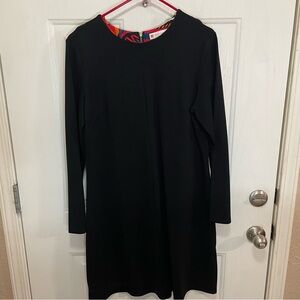 Jude Connally Black Long-Sleeve Black Karlie Ponte dress